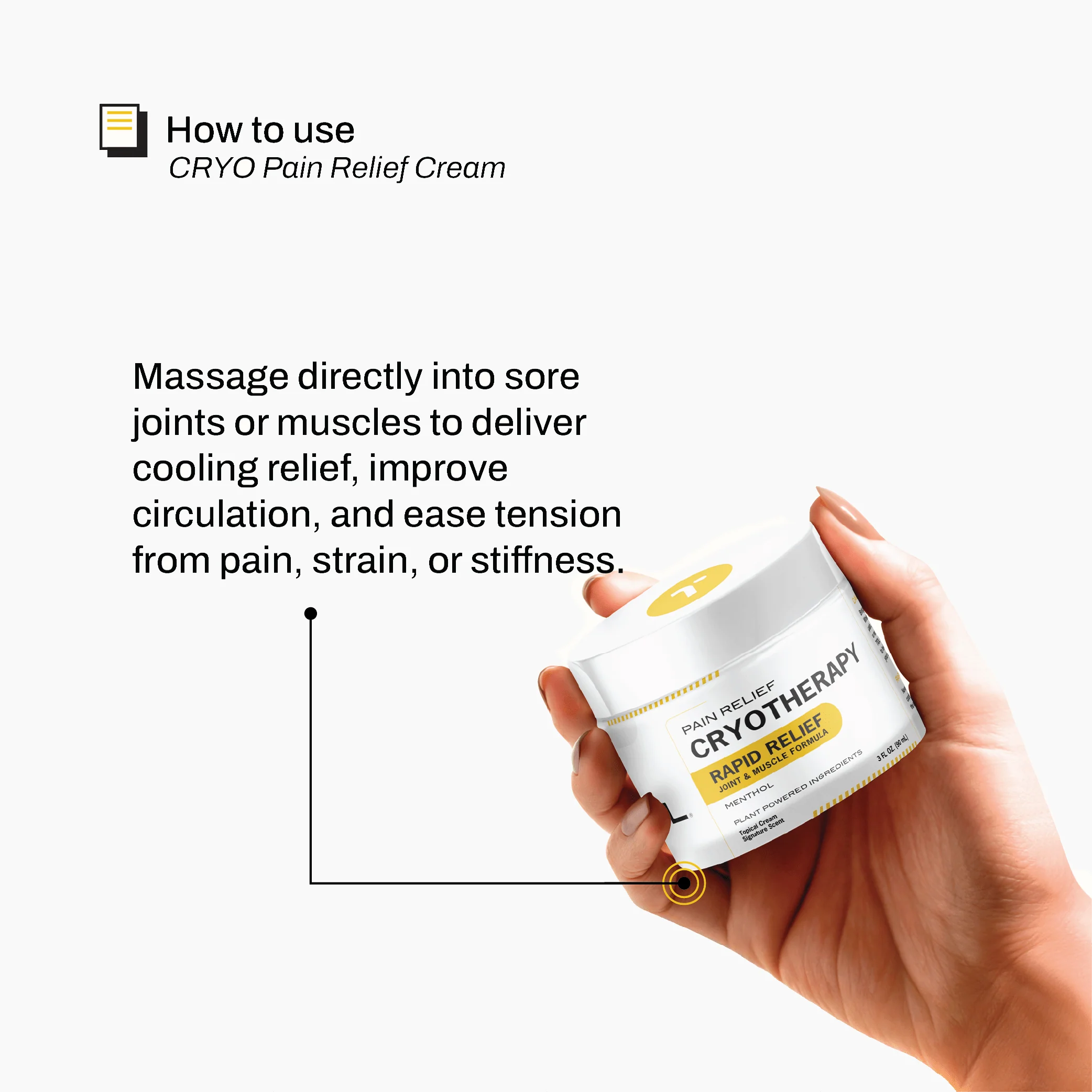 TIDL CRYOTHERAPY PAIN RELIEF CREAM - *OUT OF STOCK*