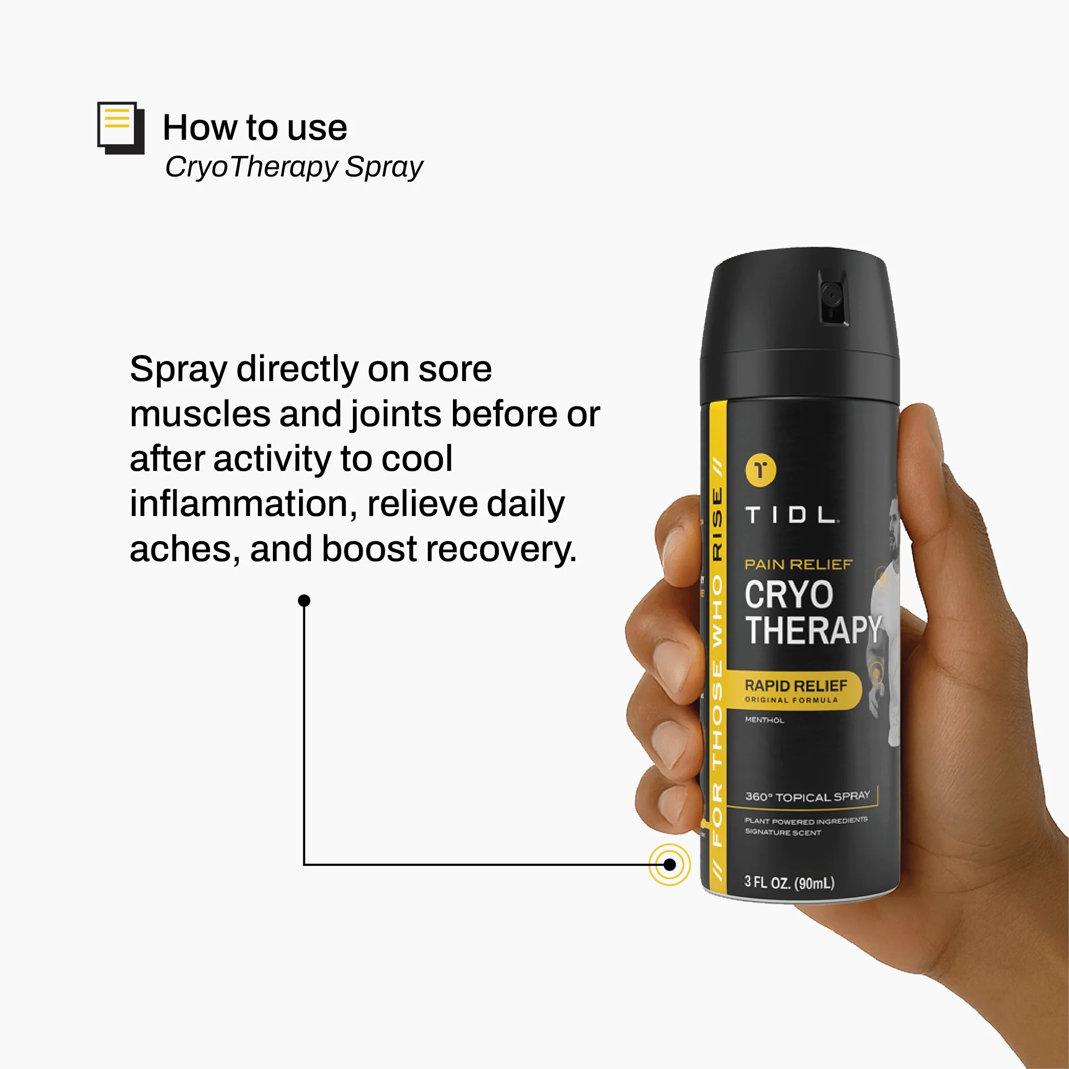 TIDL CRYOTHERAPY SPRAY - 2 Pack